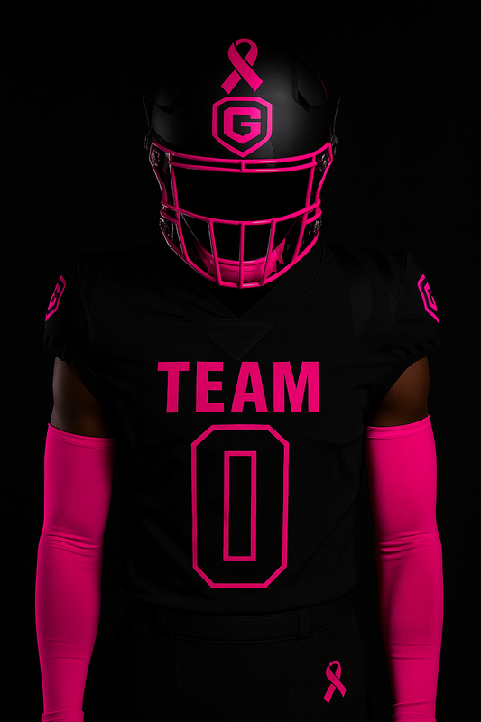 Electric Black & Pink “ Stomp Out Cancer Jersey