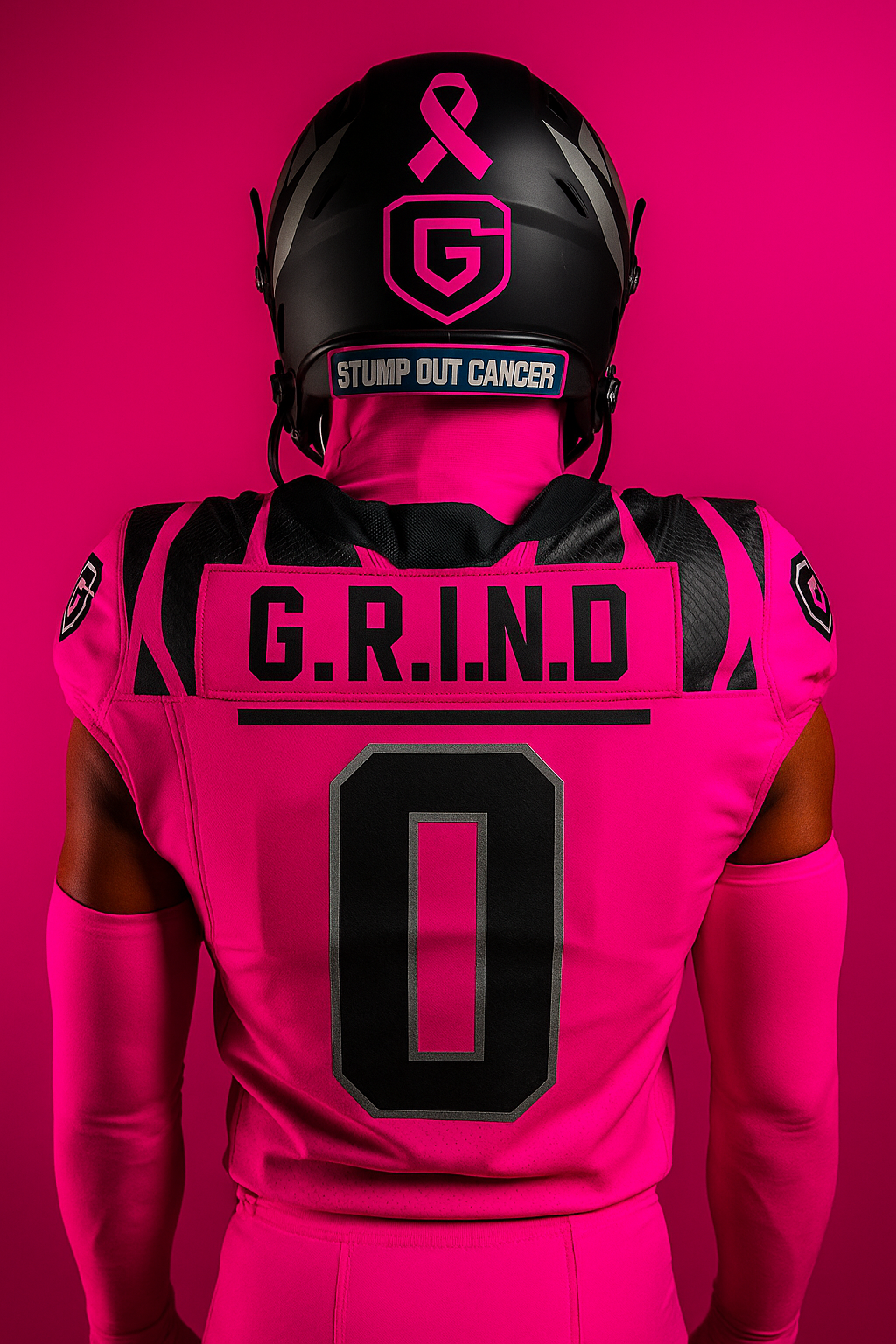 Electric Pink “ Stomp Out Cancer” Jersey