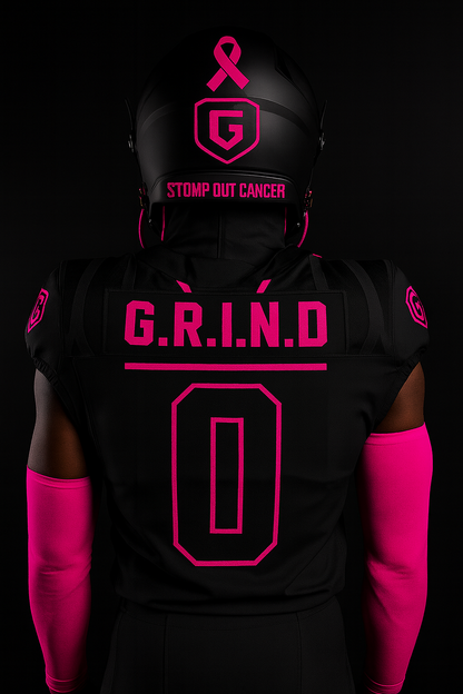 Electric Black & Pink “ Stomp Out Cancer Jersey