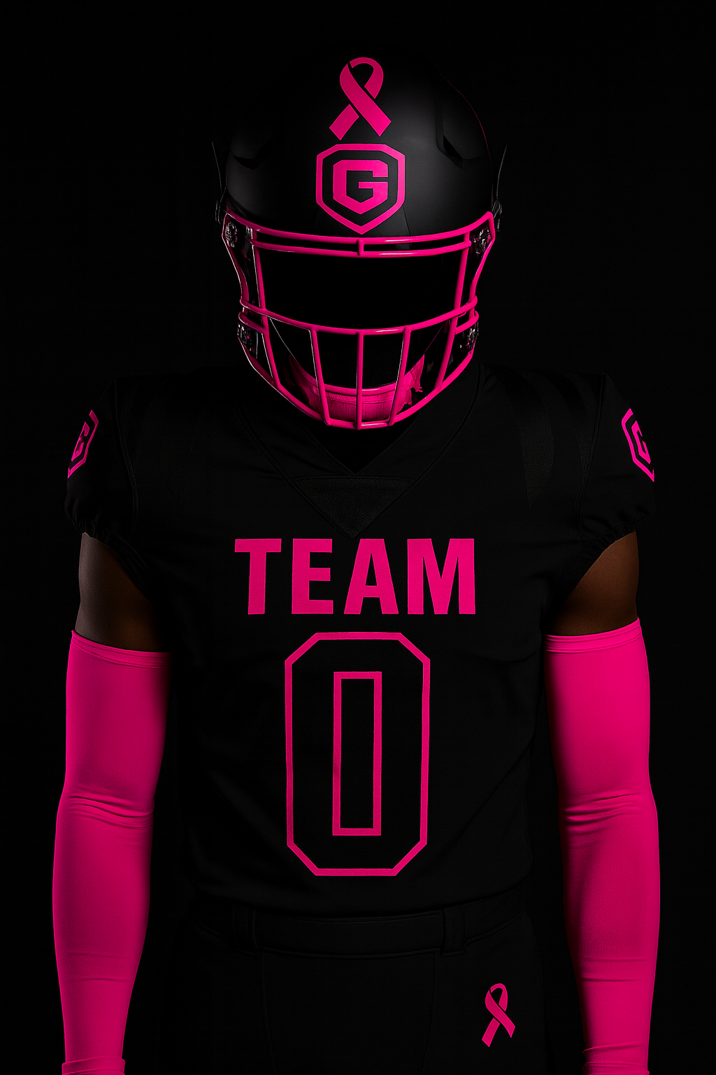Electric Black & Pink “ Stomp Out Cancer Jersey